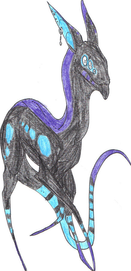 Pencil drawing of someone's MTT OC