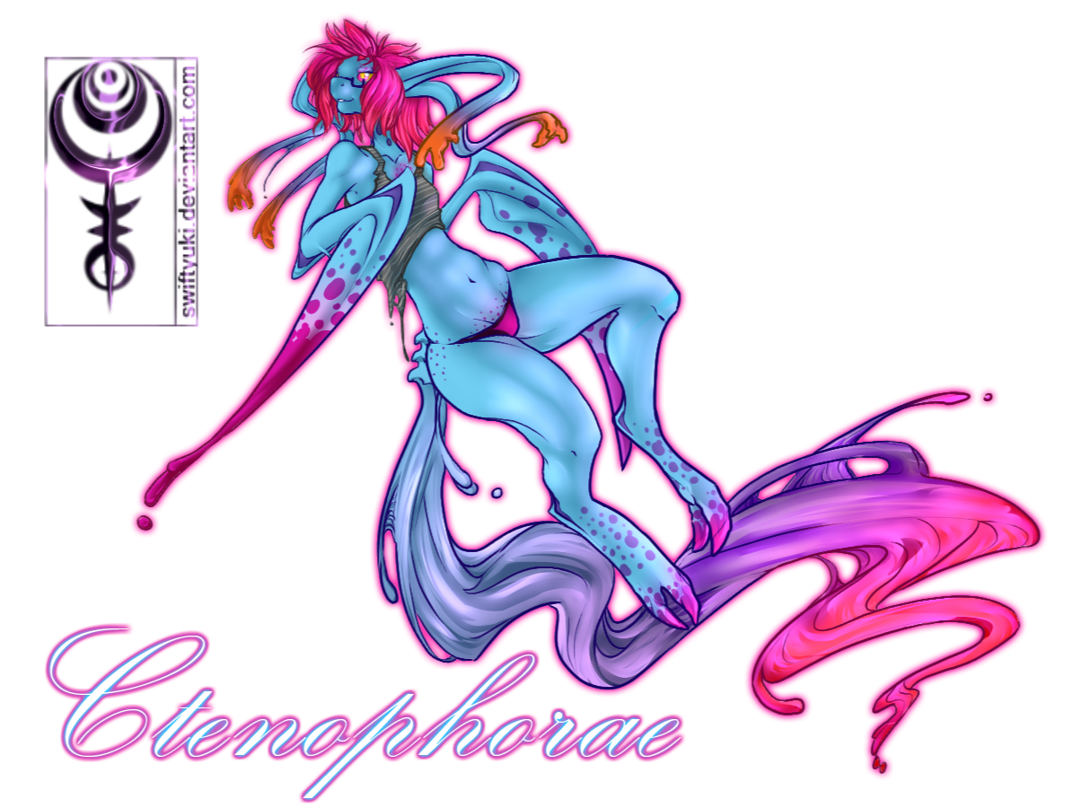 Fanart of Slugbox's OC Cteno