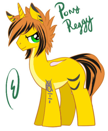 Policide's OC Reggy as an MLP character