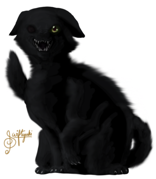 The black cat from Edgar Allen Poe's The Black Cat