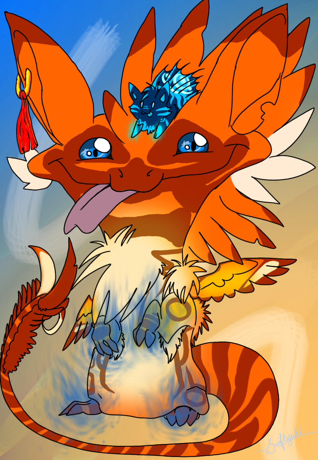 Gift art for Shinerai. Really bad gift art lmao