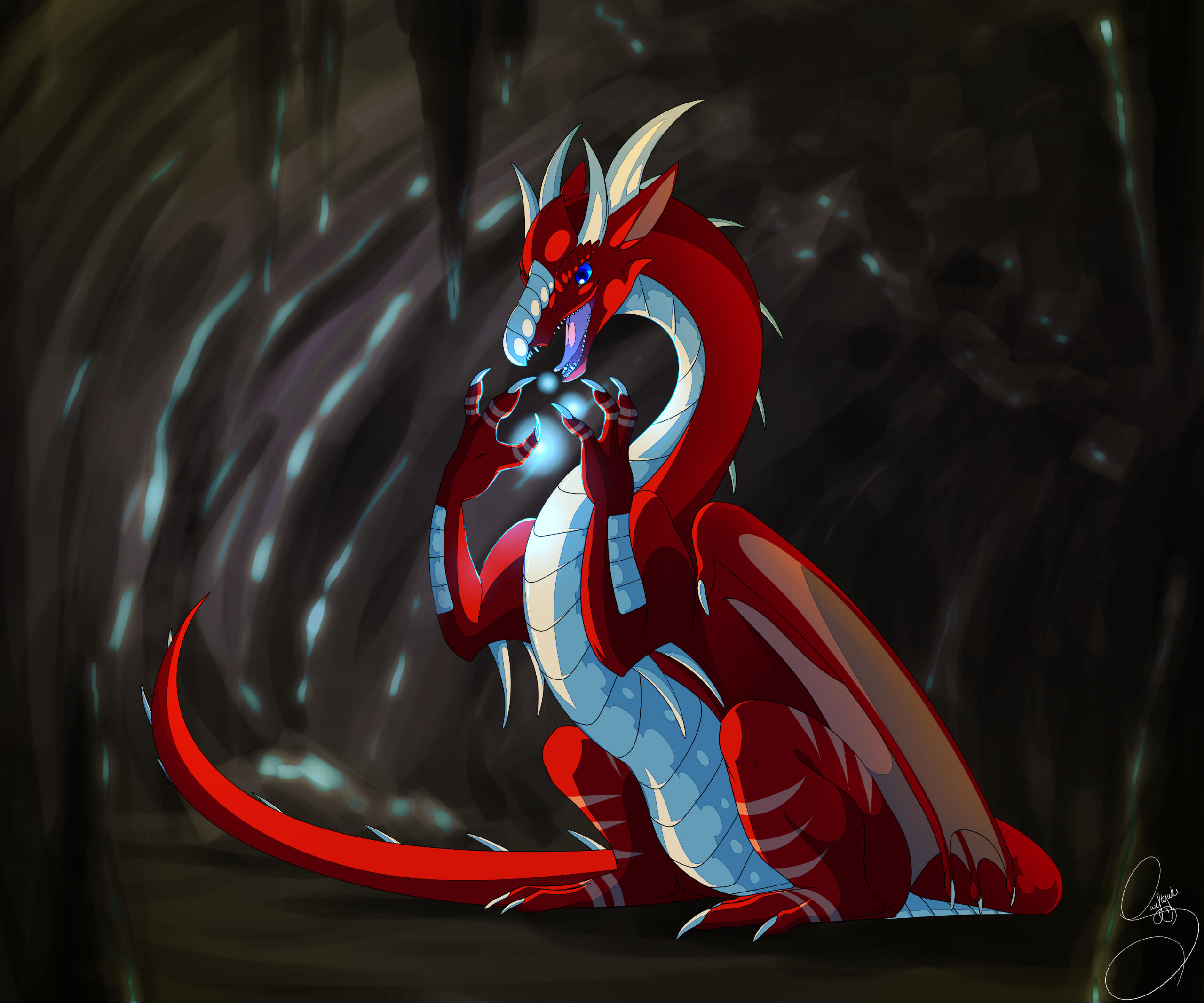 Commission for someone of their Dragonsona