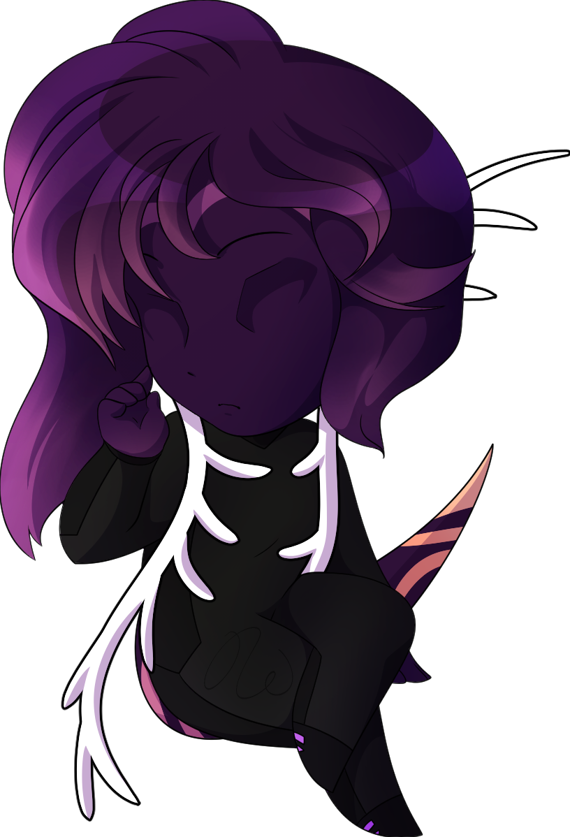 Chibi commission for Kaspar of their Helix, Angina