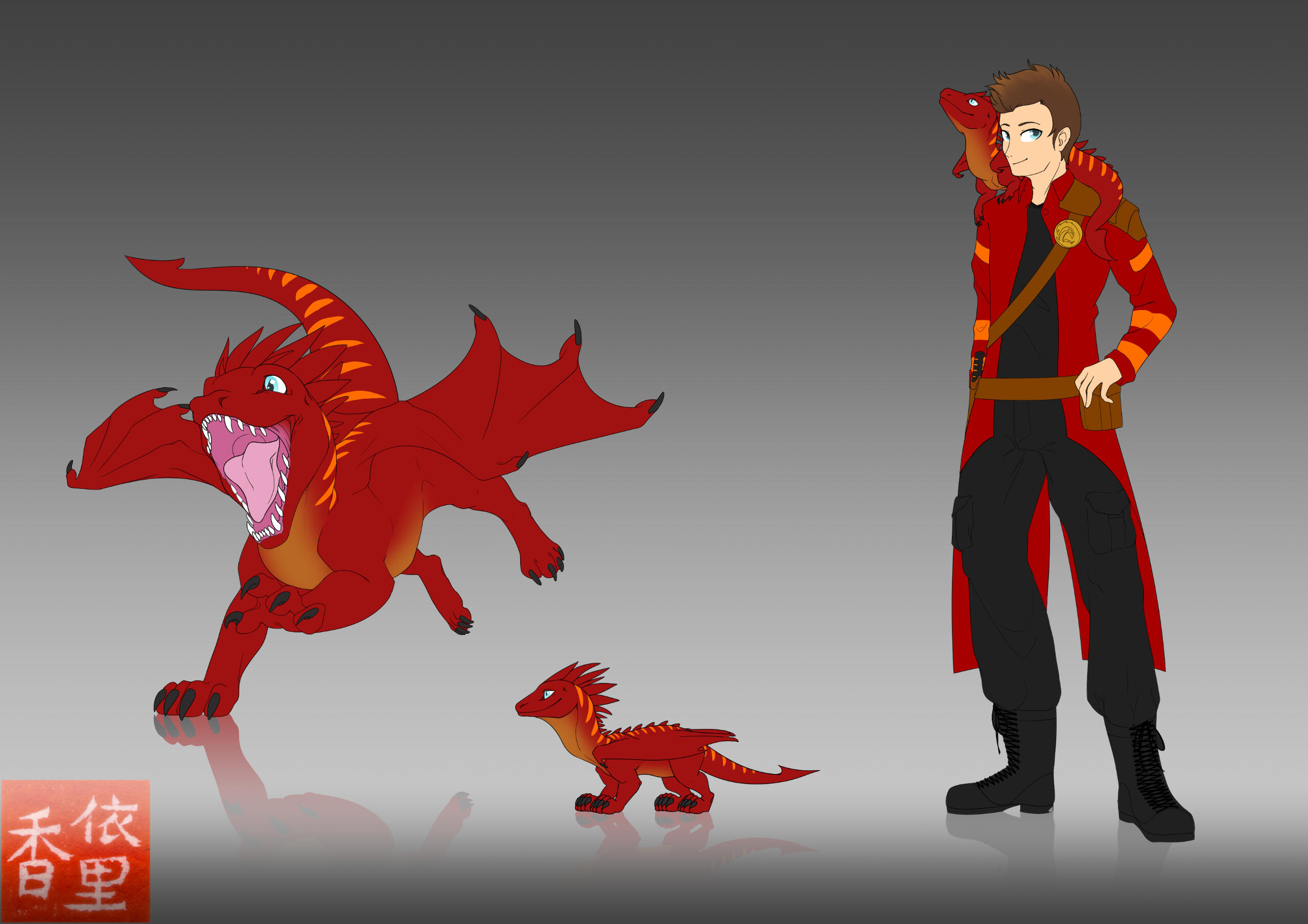 Commission for Drak of his sona