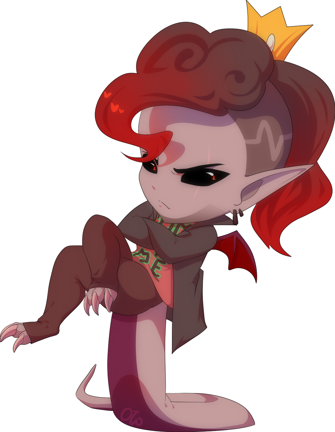 Chibi commission for someone's OC, Ink