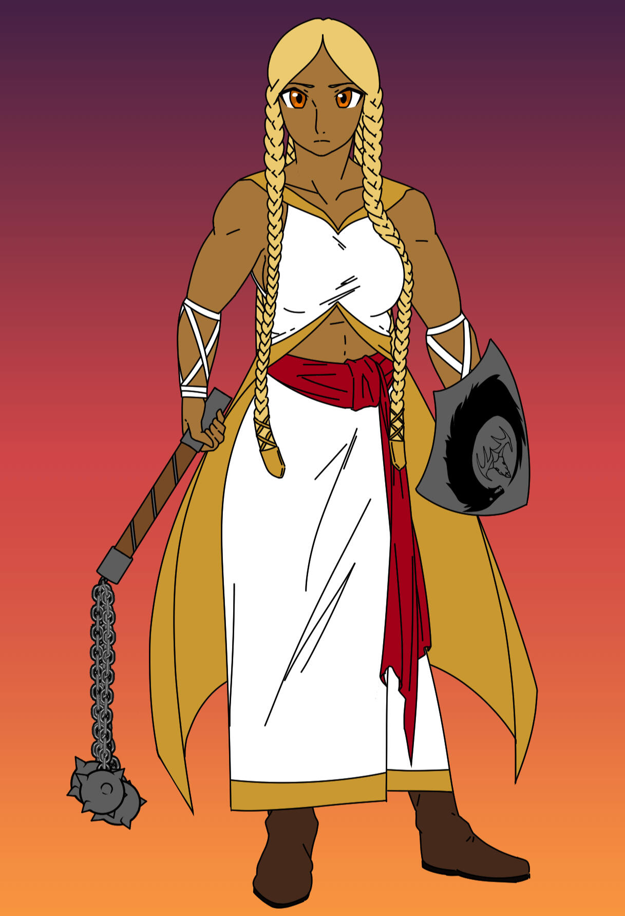 Character concept for necrosomatic of an OC named Syll