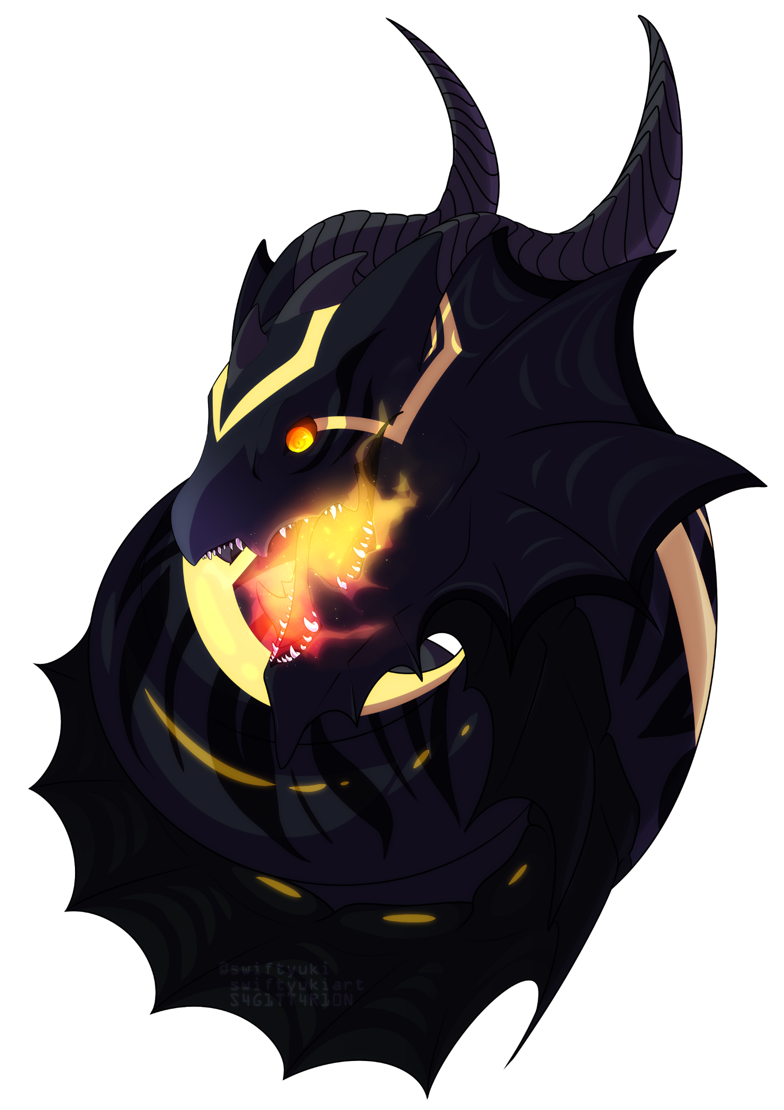 Flight Rising commission for Holrinnlair of their Guardian OC