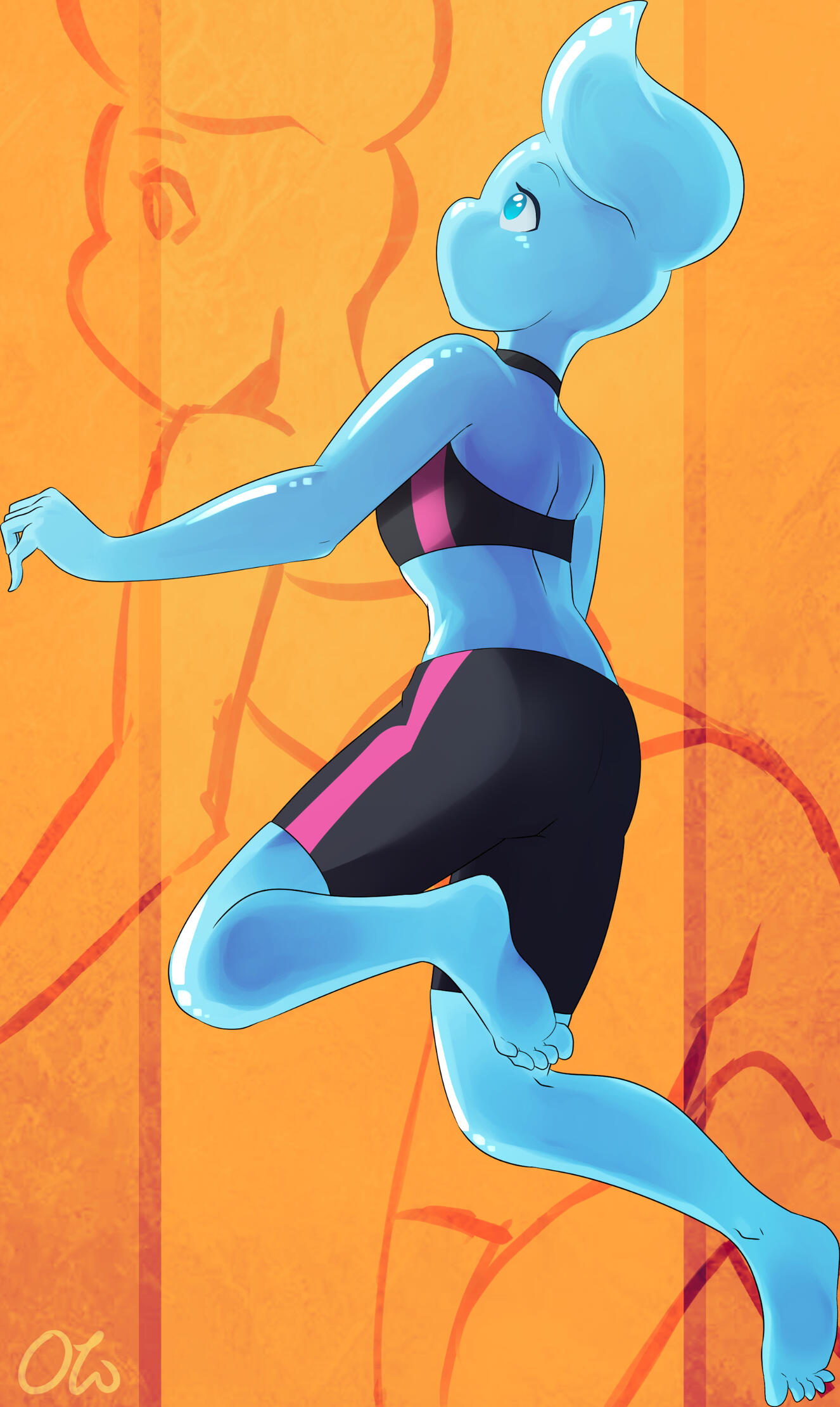 Kiriban prize for CoconutFella of his OC, Grace