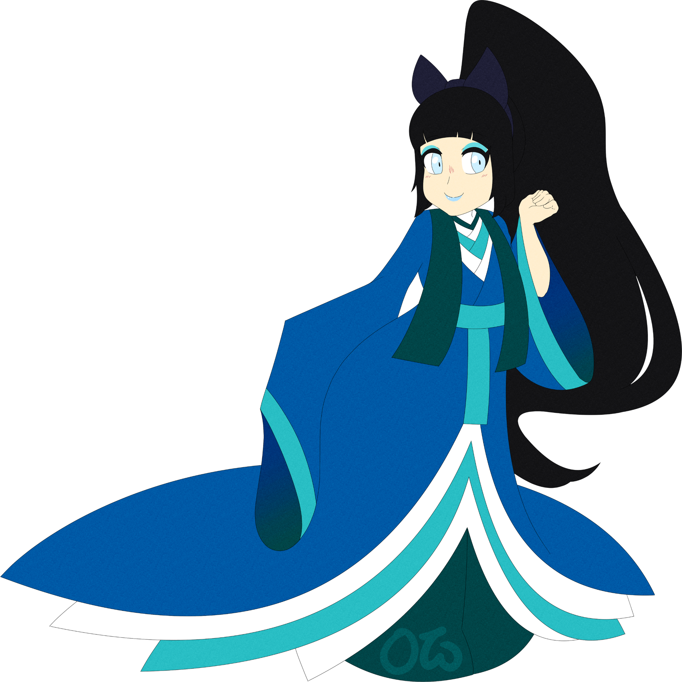 Character concept design for necrosomatic of Seiho