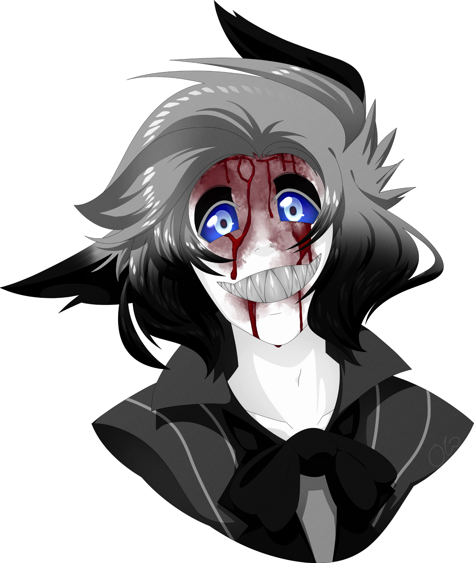 Commission for Ludens of his sona with the Truth Of The Herd (TOTH) branded on his forehead
