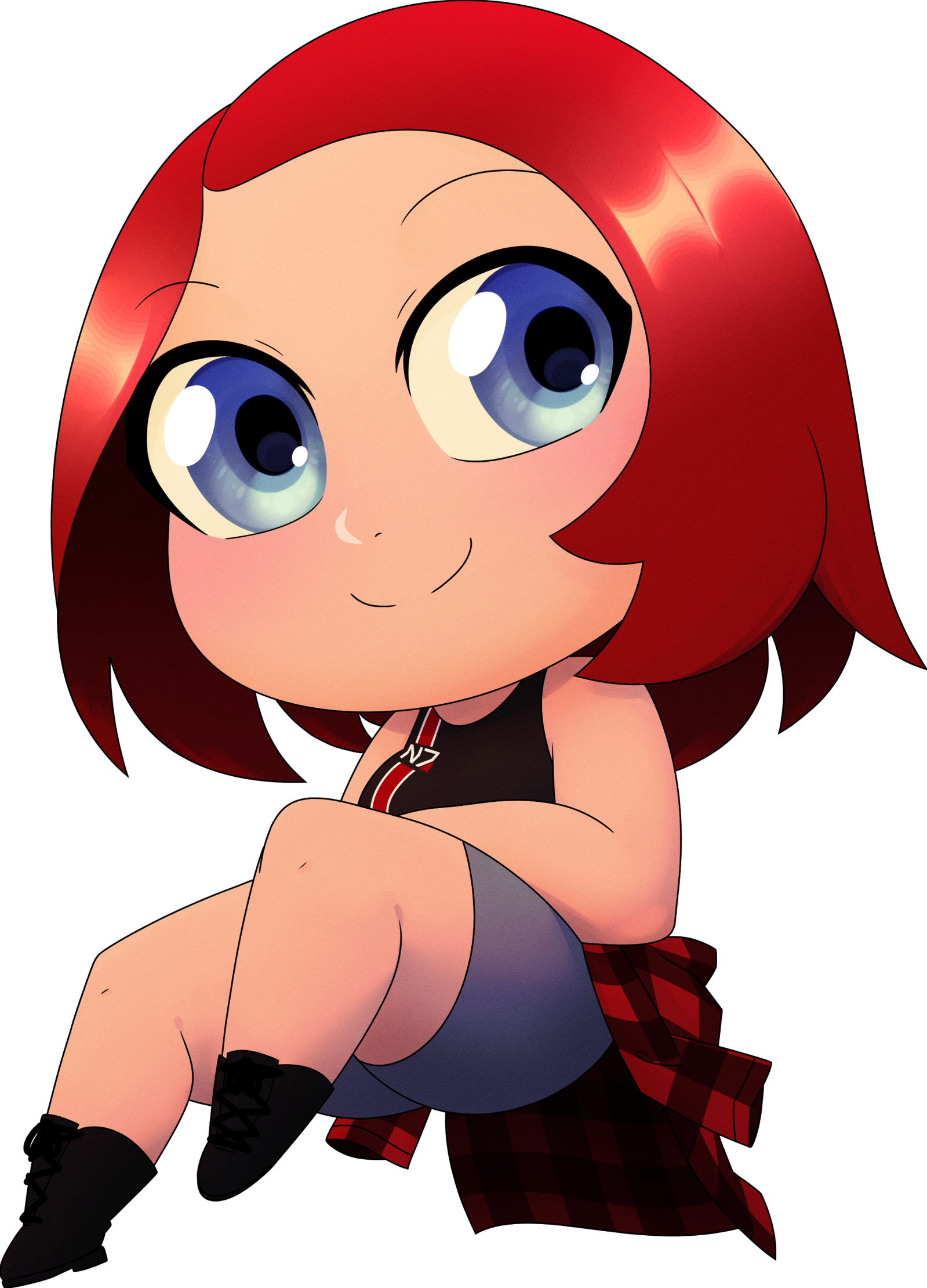 Commission for Zakiyoshi of them as a chibi