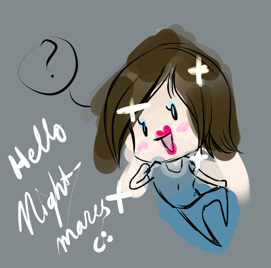 Really dumb sketch of my friend Steffie