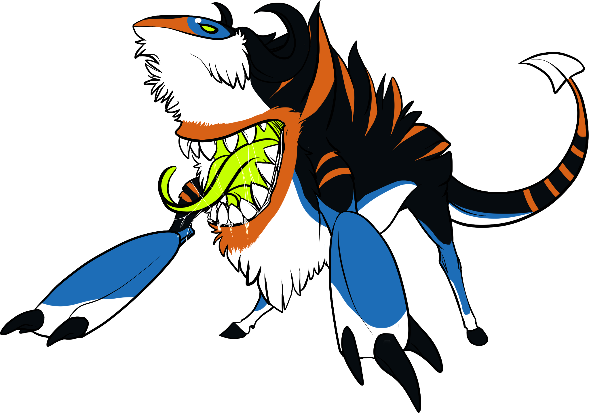 Commission for Mill of their shapeshifter OC