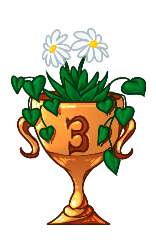 bronze plant trophy